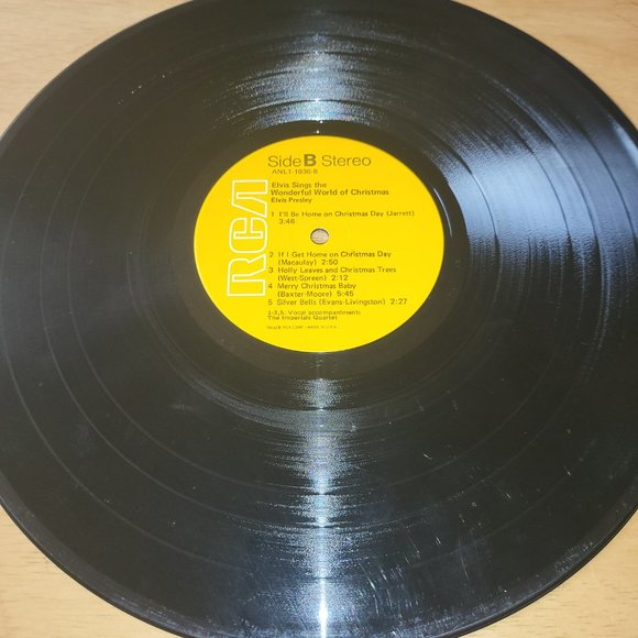 ELVIS PRESLEY Sings The Wonder World of Christmas LP RCA AN L1-1936 LP3 - Picture 7 of 7